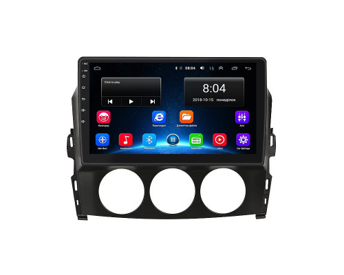Штатная магнитола Lesko для Mazda MX-5 III (NC) Рестайлинг 2008-2015 экран 9" 2/32Gb Wi-Fi GPS Base