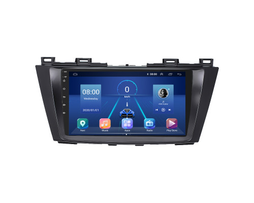 Штатная магнитола Lesko для Mazda Premacy III (CW) 2010-2017 экран 9" 4/64Gb 4G Wi-Fi GPS Top