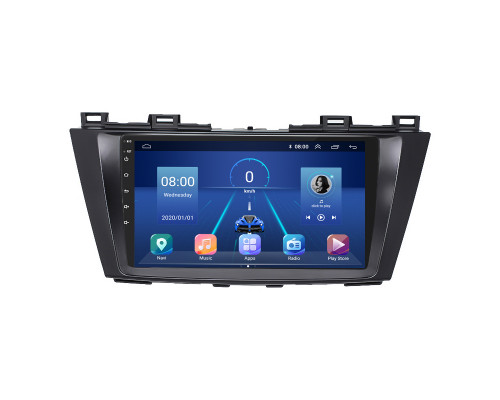 Штатная магнитола Lesko для Mazda Premacy III (CW) 2010-2017 экран 9" 4/64Gb 4G Wi-Fi GPS Top
