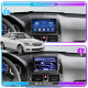 Штатная магнитола Lesko для Mercedes-Benz C-Класс III (W204) 2006-2011 экран 9" 4/64Gb 4G Wi-Fi GPS Top