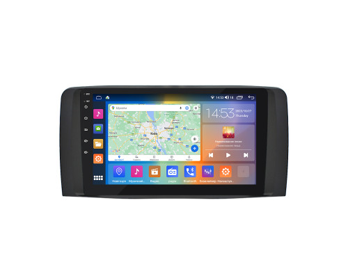 Штатная магнитола Lesko для Mercedes-Benz R-Класс I 2005-2007 экран 9" 4/64Gb CarPlay 4G Wi-Fi GPS Prime