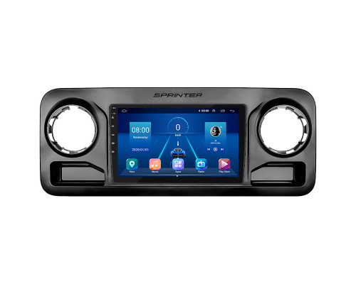 Штатная магнитола Lesko для Mercedes-Benz Sprinter III (W907/910) 2018-н.в. экран 10" 2/32Gb Wi-Fi GPS Base