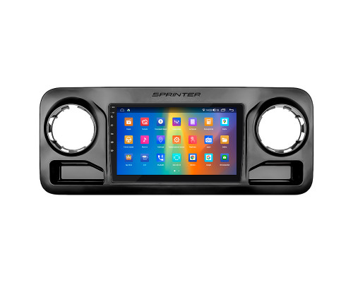 Штатная магнитола Lesko для Mercedes-Benz Sprinter III (W907/910) 2018-н.в. экран 10" 2/32Gb CarPlay 4G Wi-Fi GPS Prime