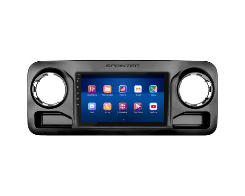 Штатная магнитола Lesko для Mercedes-Benz Sprinter III (W907/910) 2018-н.в. экран 10" 2/32Gb 4G Wi-Fi GPS Top