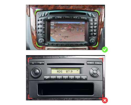 Штатная магнитола Lesko для Mercedes-Benz Vito II (W639) 2003-2010 экран 10" 6/128Gb 4G Wi-Fi GPS Top