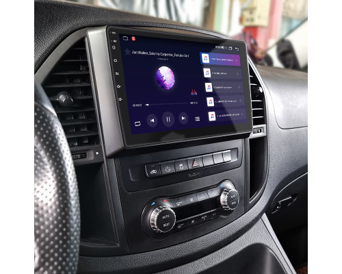 Штатная магнитола Lesko для Mercedes-Benz Vito III (W447) 2014-н.в. экран 10" 4/32Gb 4G Wi-Fi GPS Top