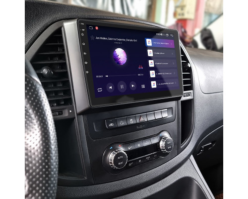 Штатная магнитола Lesko для Mercedes-Benz Vito III (W447) 2014-н.в. экран 10" 6/128Gb 4G Wi-Fi GPS Top