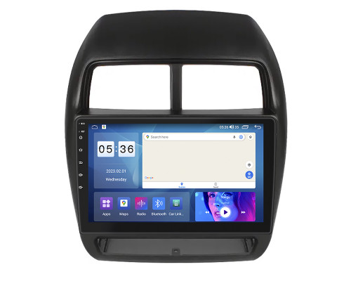 Штатная магнитола Lesko для Mitsubishi ASX I Рестайлинг 3 2020-н.в. экран 10" 2/32Gb CarPlay 4G Wi-Fi GPS Prime
