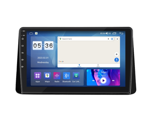 Штатная магнитола Lesko для Mitsubishi Eclipse Cross I 2017-2020 экран 10" 2/32Gb CarPlay 4G Wi-Fi GPS Prime