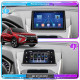 Штатная магнитола Lesko для Mitsubishi Eclipse Cross I 2017-2020 экран 10" 4/64Gb 4G Wi-Fi GPS Top