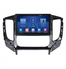 Штатная магнитола Lesko для Mitsubishi L200 V 2015-2019 экран 9" 2/32Gb 4G Wi-Fi GPS Top