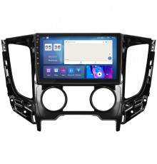 Штатная магнитола Lesko для Mitsubishi L200 V Manual AC 2015-2019 экран 9" 2/32Gb CarPlay 4G Wi-Fi GPS Prime