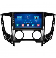 Штатная магнитола Lesko для Mitsubishi L200 V Manual AC 2015-2019 экран 9" 6/128Gb 4G Wi-Fi GPS Top
