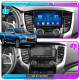 Штатная магнитола Lesko для Mitsubishi L200 V Manual AC 2015-2019 экран 9" 6/128Gb 4G Wi-Fi GPS Top
