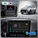 Штатная магнитола Lesko для Mitsubishi Outlander III Рестайлинг 2 2015-2018 экран 10" 6/128Gb 4G Wi-Fi GPS Top