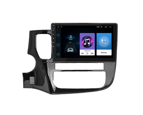 Штатная магнитола Lesko для Mitsubishi Outlander III Рестайлинг 3 2018-н.в. экран 10" 1/16Gb Wi-Fi GPS Base