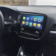 Штатная магнитола Lesko для Mitsubishi Outlander III Рестайлинг 3 2018-н.в. экран 10" 4/64Gb 4G Wi-Fi GPS Top