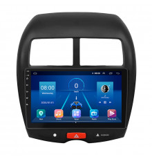 Штатная магнитола Lesko для Mitsubishi Outlander Sport I 2010-2013 экран 10" 4/64Gb 4G Wi-Fi GPS Top