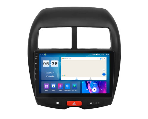 Штатная магнитола Lesko для Mitsubishi Outlander Sport I Рестайлинг 2012-2016 экран 10" 4/64Gb CarPlay 4G Wi-Fi GPS Prime