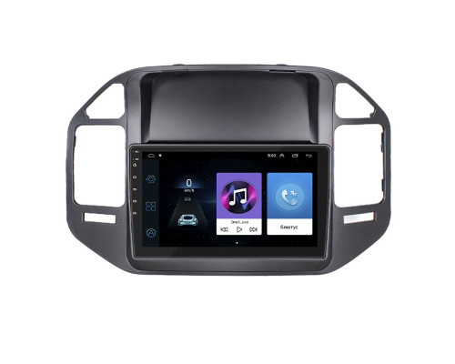 Штатная магнитола Lesko для Mitsubishi Pajero III 1999-2002 экран 9" 2/32Gb Wi-Fi GPS Base