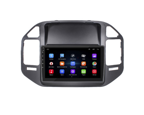 Штатная магнитола Lesko для Mitsubishi Pajero III 1999-2002 экран 9" 2/32Gb Wi-Fi GPS Base