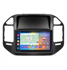 Штатная магнитола Lesko для Mitsubishi Pajero III Рестайлинг 2002-2006 экран 9" 4/64Gb CarPlay 4G Wi-Fi GPS Prime