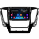 Штатная магнитола Lesko для Mitsubishi Pajero Sport III 2015-2021 экран 9" 2/32Gb Wi-Fi GPS Base