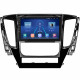 Штатная магнитола Lesko для Mitsubishi Pajero Sport III 2015-2021 экран 9" 4/64Gb 4G Wi-Fi GPS Top