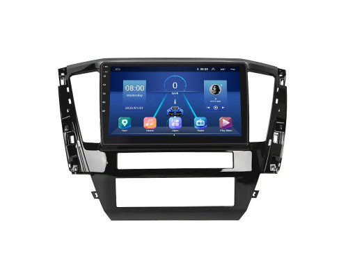 Штатная магнитола Lesko для Mitsubishi Pajero Sport III Рестайлинг 2019-н.в. экран 10" 4/32Gb 4G Wi-Fi GPS Top