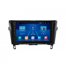 Штатная магнитола Lesko для Nissan Qashqai II 2013-2019 экран 10" 6/128Gb 4G Wi-Fi GPS Top