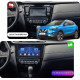 Штатная магнитола Lesko для Nissan Rogue II Рестайлинг 2016-2020 экран 10" 6/128Gb 4G Wi-Fi GPS Top