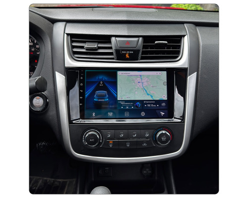 Штатная магнитола Lesko для Nissan Teana III 2012-2020 экран 9" 2/32Gb CarPlay 4G Wi-Fi GPS Prime