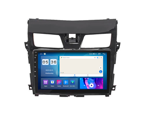 Штатная магнитола Lesko для Nissan Teana III 2014-2020 экран 10" 2/32Gb CarPlay 4G Wi-Fi GPS Prime