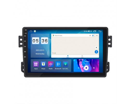 Штатная магнитола Lesko для Opel Agila B 2008-2014 экран 9" 4/64Gb CarPlay 4G Wi-Fi GPS Prime