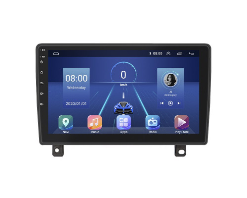 Штатная магнитола Lesko для Opel Astra H Рестайлинг 2006-2014 экран 9" 4/64Gb 4G Wi-Fi GPS Top
