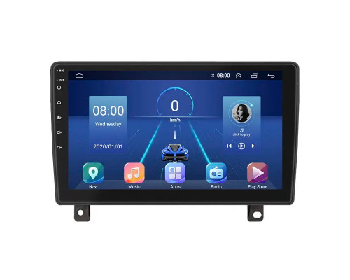 Штатная магнитола Lesko для Opel Astra H Рестайлинг 2006-2014 экран 9" 6/128Gb 4G Wi-Fi GPS Top