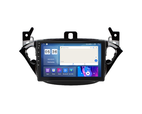 Штатная магнитола Lesko для Opel Corsa E 2014-2019 экран 9" 2/32Gb CarPlay 4G Wi-Fi GPS Prime