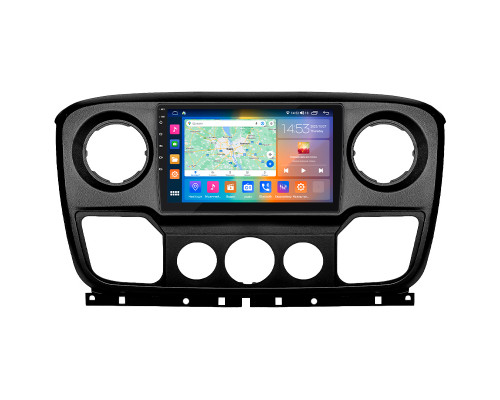 Штатная магнитола Lesko для Opel Movano B 2010-2019 экран 10" 4/64Gb CarPlay 4G Wi-Fi GPS Prime