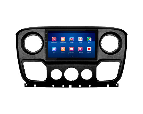 Штатная магнитола Lesko для Opel Movano B 2010-2019 экран 10" 6/128Gb 4G Wi-Fi GPS Top
