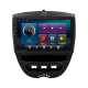 Штатная магнитола Lesko для Peugeot 107 I 2005-2009 экран 10" 4/64Gb 4G Wi-Fi GPS Top