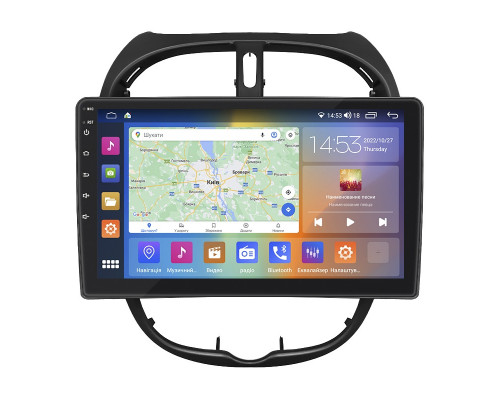 Штатная магнитола Lesko для Peugeot 206  1998-2012 экран 9" 2/32Gb CarPlay 4G Wi-Fi GPS Prime