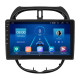 Штатная магнитола Lesko для Peugeot 206  1998-2012 экран 9" 2/32Gb 4G Wi-Fi GPS Top