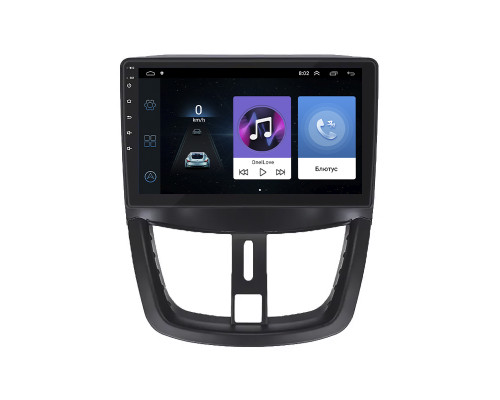 Штатная магнитола Lesko для Peugeot 207 I 2006-2009 экран 9" 1/16Gb Wi-Fi GPS Base