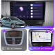 Штатная магнитола Lesko для Peugeot 207 I 2006-2009 экран 9" 2/32Gb Wi-Fi GPS Base