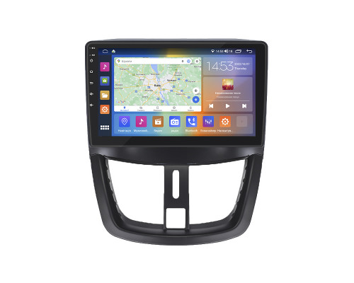 Штатная магнитола Lesko для Peugeot 207 I 2006-2009 экран 9" 4/64Gb CarPlay 4G Wi-Fi GPS Prime