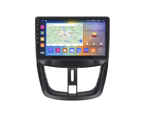 Штатная магнитола Lesko для Peugeot 207 I Рестайлинг 2009-2015 экран 9" 4/64Gb CarPlay 4G Wi-Fi GPS Prime