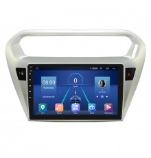 Штатная магнитола Lesko для Peugeot 301 I 2012-2016 экран 9" 4/64Gb 4G Wi-Fi GPS Top