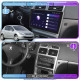 Штатная магнитола Lesko для Peugeot 307 I 2001-2005 экран 9" 2/32Gb Wi-Fi GPS Base