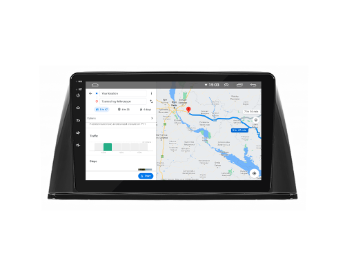 Штатная магнитола Lesko для Peugeot 308 II 2013-2017 экран 10" 1/16Gb Wi-Fi GPS Base