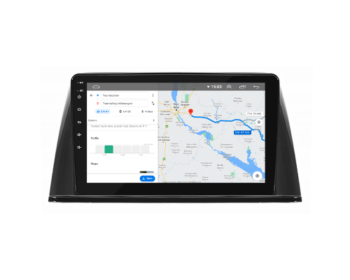 Штатная магнитола Lesko для Peugeot 308 II 2013-2017 экран 10" 4/64Gb 4G Wi-Fi GPS Top